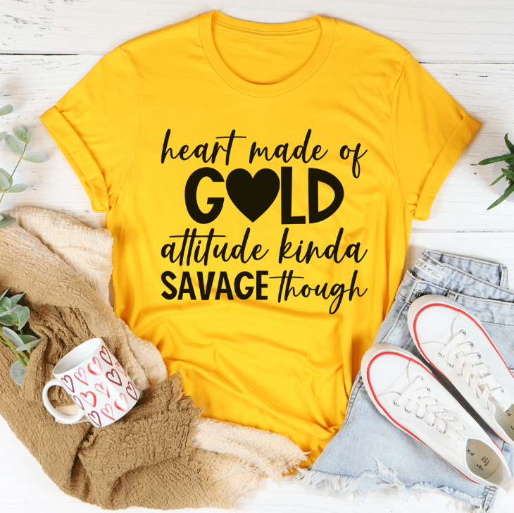 (image for) Heart Made Of Gold Tee